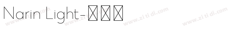 Narin Light字体转换